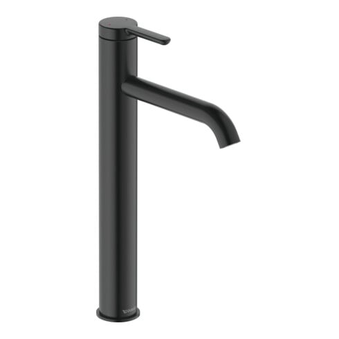 Duravit Mitigeur lavabo XL C.1 bec 166 mm, sans garniture vidage, noir mat