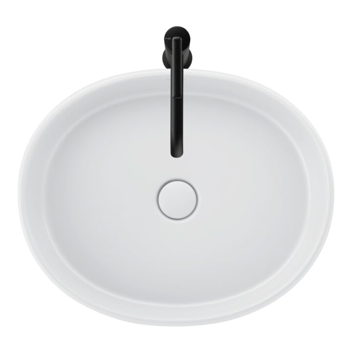 Duravit Mitigeur lavabo XL Fresh et Flow Balcoon, bec 153 mm, sans garniture, noir mat