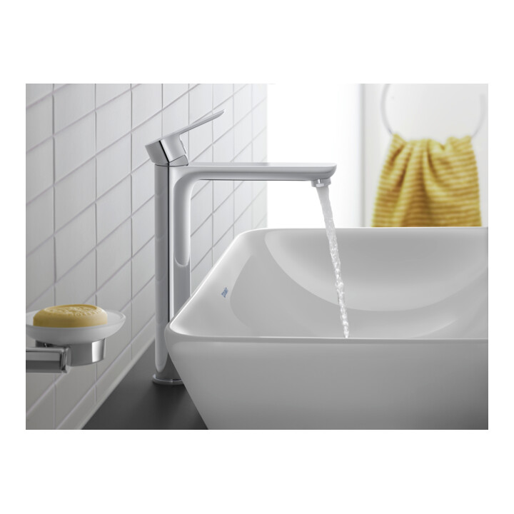 Duravit Mitigeur lavabo XL Fresh + -Flow D-Code, bec 180 mm, chrome