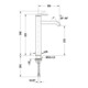 Duravit Mitigeur lavabo XL FreshStart + -Flow C.1, bec 166 mm, sans tirette, noir mat-3