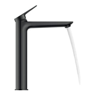 Duravit Mitigeur lavabo XL Wave, bec 176 mm, sans vidage, noir mat