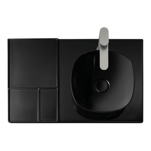 Duravit Mitigeur lavabo XL Wave bec 176mm, sans vidage, ES courbé