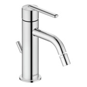 Duravit Mitigeur mono-commande Balcoon pour bidet, bec 119 mm, avec garniture vidage, chrome brillant