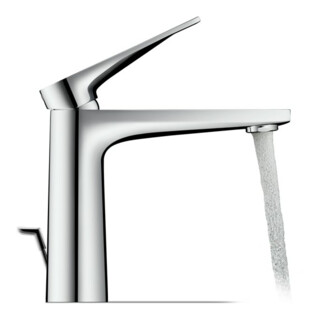 Duravit Mitigeur mono-commande Tulum M Fresh, bec 135 mm, tirette, chrome