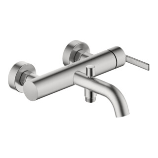 Duravit Mitigeur monocommande baignoire Balcoon AP, avec clapet anti-retour, montage mural, bec coudé