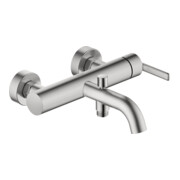 Duravit Mitigeur monocommande baignoire Balcoon AP, avec clapet anti-retour, montage mural, bec coudé