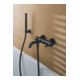 Duravit Mitigeur monocommande baignoire Balcoon AP, avec clapet anti-retour, montage mural, noir mat-2