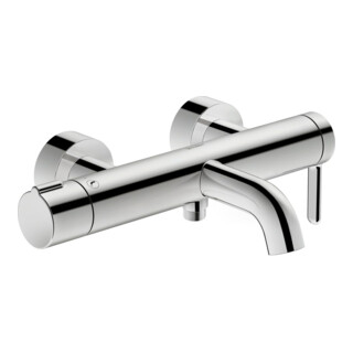 Duravit Mitigeur monocommande baignoire C.1 AP, avec inverseur, montage mural, chrome