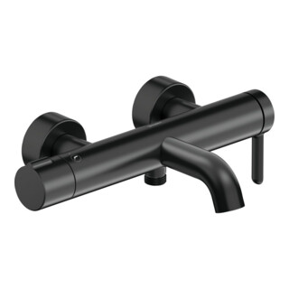 Duravit Mitigeur monocommande baignoire C.1 AP, avec inverseur, mural, noir mat