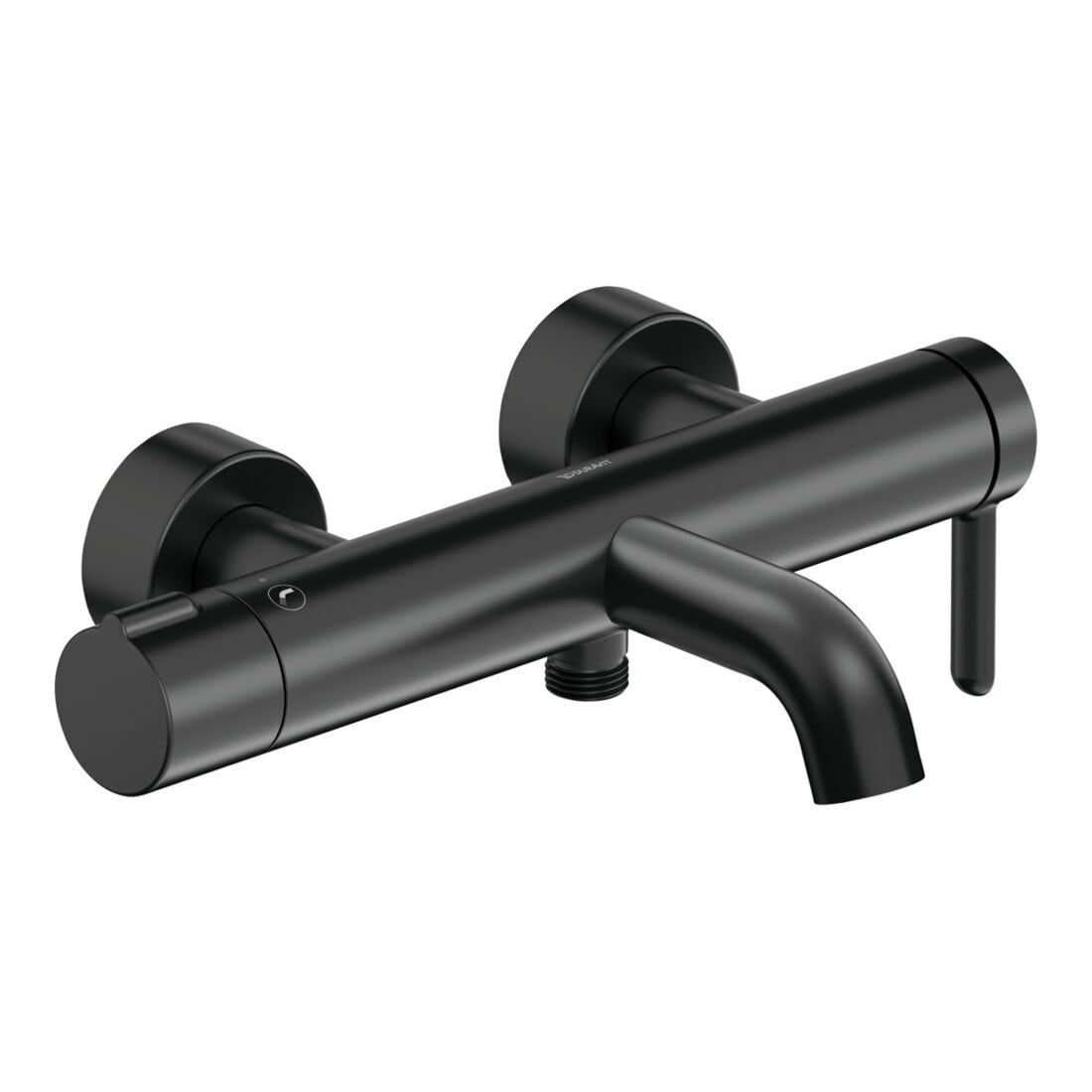 Duravit Mitigeur monocommande baignoire C.1 AP, avec inverseur, mural, noir mat