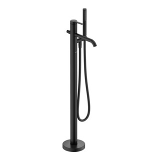 Duravit Mitigeur monocommande baignoire C.1, bec 201 mm, sur pied, noir mat