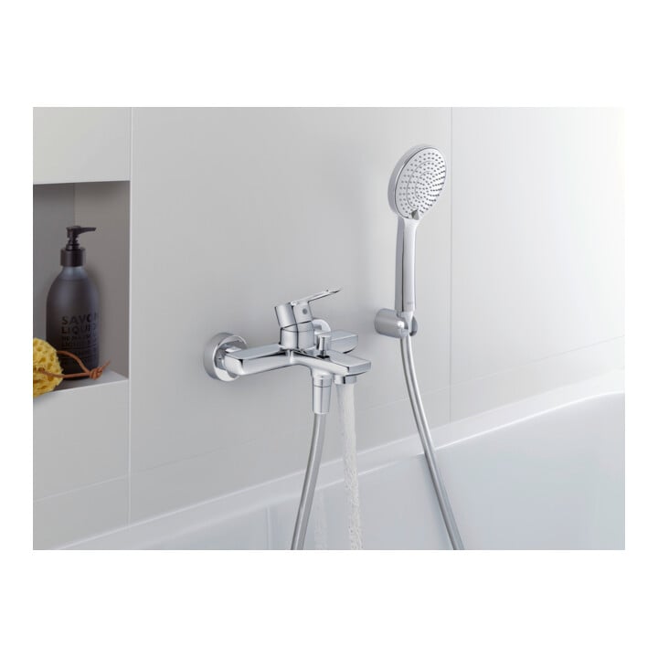 Duravit Mitigeur monocommande baignoire D-Code AP, avec inverseur, céramique, chrome