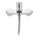 Duravit Mitigeur monocommande baignoire D-Neo AP, montage mural, chrome-1