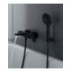 Duravit Mitigeur monocommande baignoire Manhattan AP, montage mural, noir mat