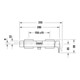 Duravit Mitigeur monocommande baignoire Manhattan AP, montage mural, noir mat