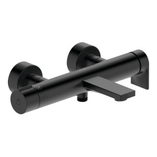 Duravit Mitigeur monocommande baignoire Tulum AP, avec inverseur, montage mural, noir mat