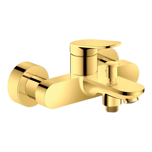 Duravit Mitigeur monocommande baignoire Wave AP, commutateur auto. retour, or poli