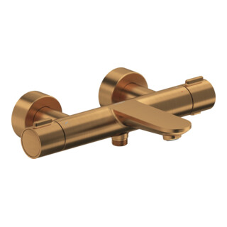 Duravit Mitigeur monocommande baignoire Wave AP, vidage et inverseur, bronze brossé