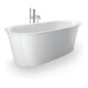 Duravit Mitigeur monocommande baignoire White Tulip, bec 200 mm, sur pied, chrome-4