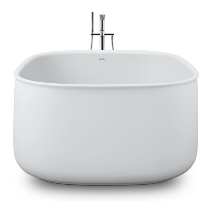 Duravit Mitigeur monocommande baignoire White Tulip, bec 200 mm, sur pied, chrome
