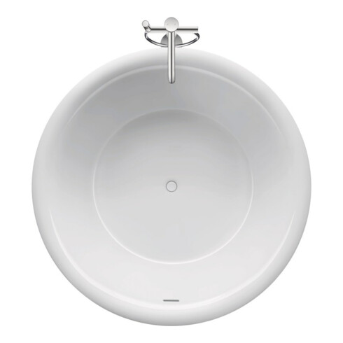 Duravit Mitigeur monocommande baignoire White Tulip, bec 200 mm, sur pied, chrome