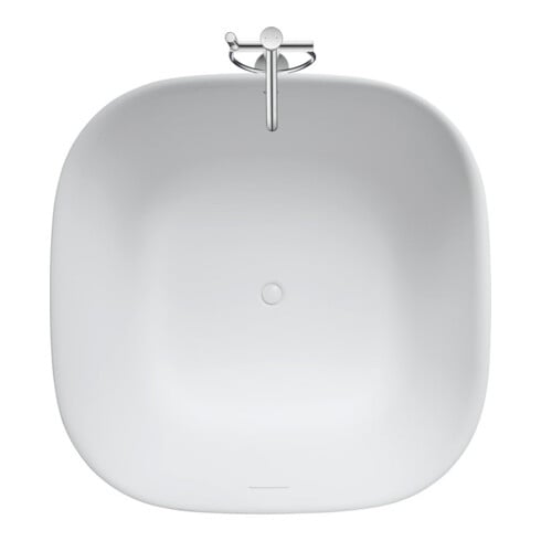 Duravit Mitigeur monocommande baignoire White Tulip, bec 200 mm, sur pied, chrome