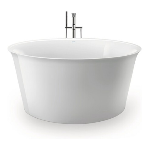 Duravit Mitigeur monocommande baignoire White Tulip, bec 200 mm, sur pied, chrome