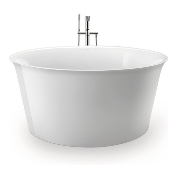 Duravit Mitigeur monocommande baignoire White Tulip, bec 200 mm, sur pied, chrome