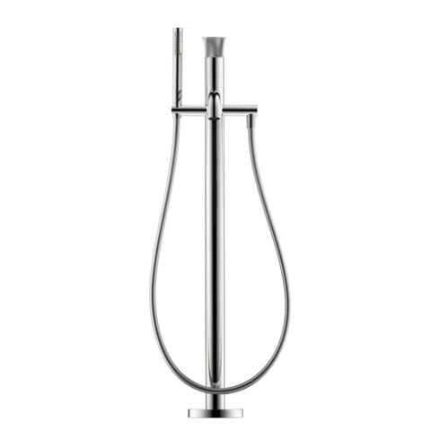 Duravit Mitigeur monocommande baignoire White Tulip, bec 200 mm, sur pied, chrome