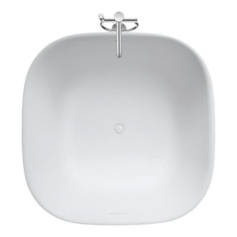 Duravit Mitigeur monocommande baignoire White Tulip, bec 200 mm, sur pied, chrome