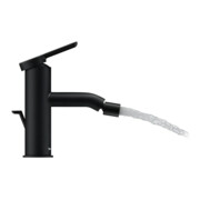 Duravit Mitigeur monocommande bidet C.1, bec 121 mm, vidage à tirette, noir mat-2