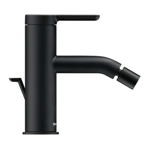 Duravit Mitigeur monocommande bidet C.1, bec 121 mm, vidage à tirette, noir mat
