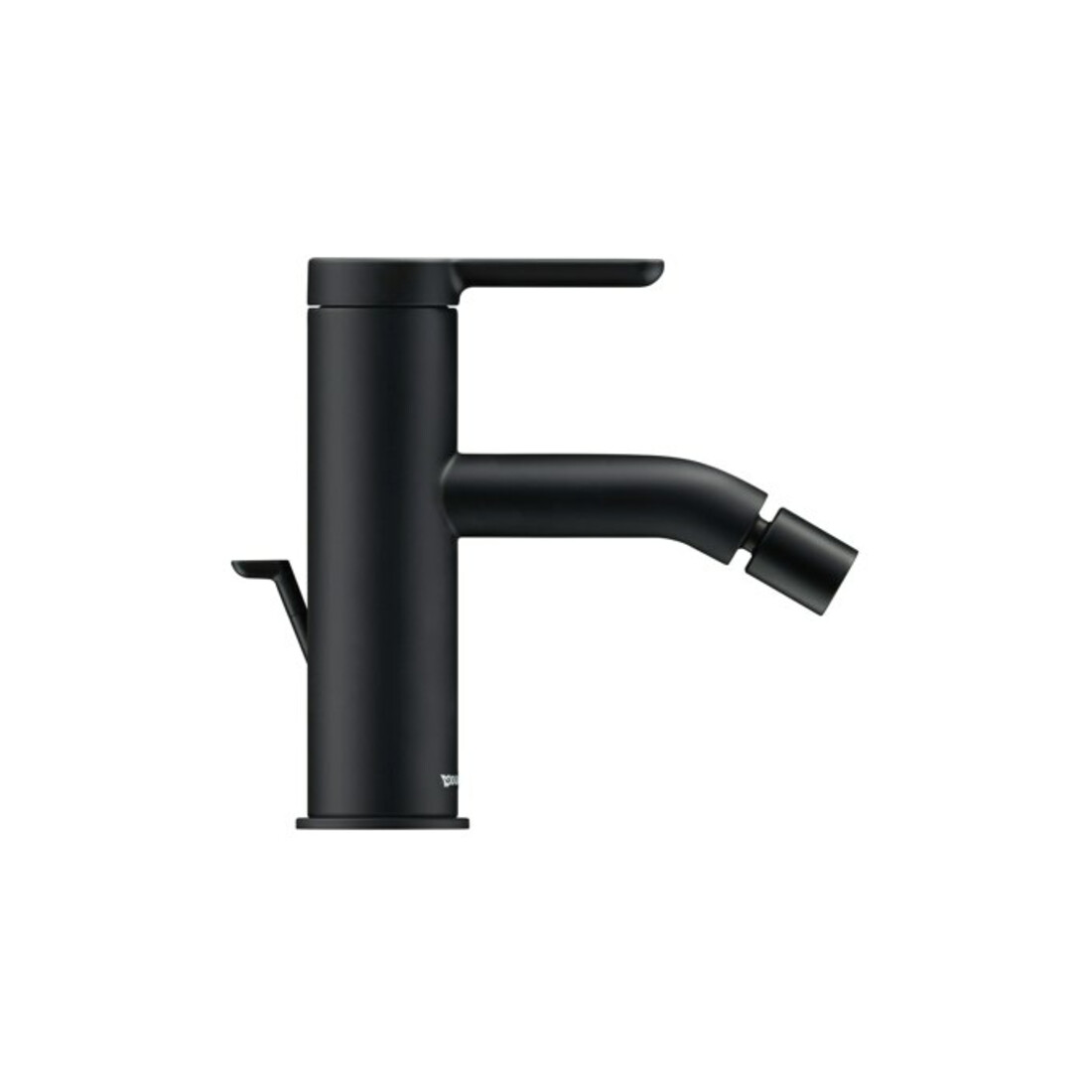 Duravit Mitigeur monocommande bidet C.1, bec 121 mm, vidage à tirette, noir mat