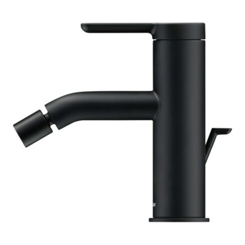 Duravit Mitigeur monocommande bidet C.1, bec 121 mm, vidage à tirette, noir mat