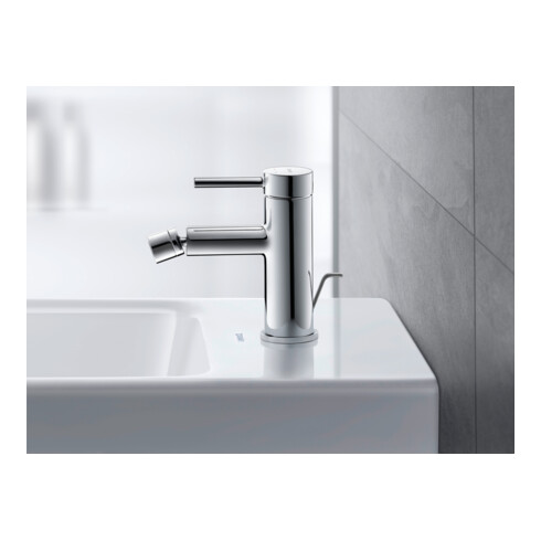 Duravit Mitigeur monocommande bidet Circle Saillie 128 mm, chrome