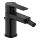 Duravit Mitigeur monocommande bidet D-Code, bec 118 mm, céramique, noir mat-1