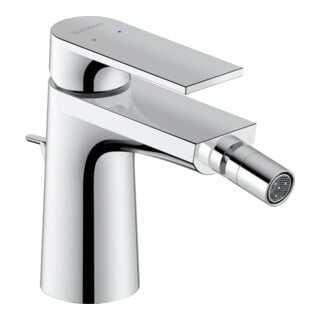 Duravit Mitigeur monocommande bidet Tulum Bec 126 mm, avec vidage à tirette, chrome