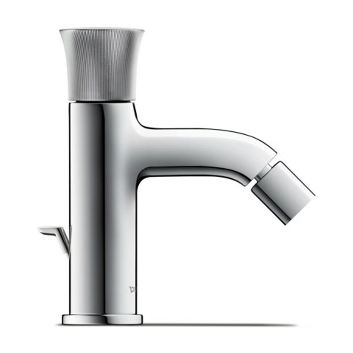 Duravit Mitigeur monocommande bidet White Tulip avec vidage à tirette, sortie 111 mm, chrome