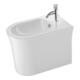 Duravit Mitigeur monocommande bidet White Tulip avec vidage à tirette, sortie 111 mm, chrome