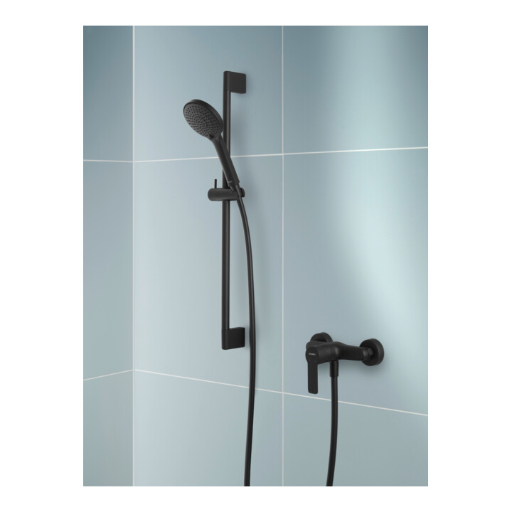 Duravit Mitigeur monocommande D-Code AP, système céramique, noir mat