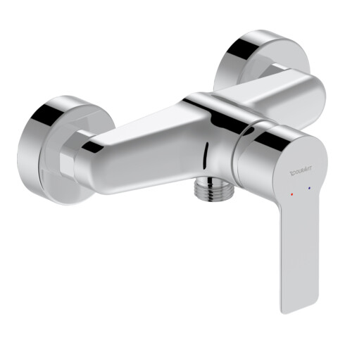 Duravit Mitigeur monocommande D-Code mural, système céramique, chrome