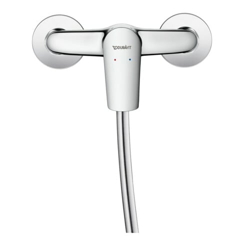 Duravit Mitigeur monocommande douche No. 1 AP, montage mural, chrome