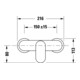 Duravit Mitigeur monocommande douche Wave AP, bronze brossé-2