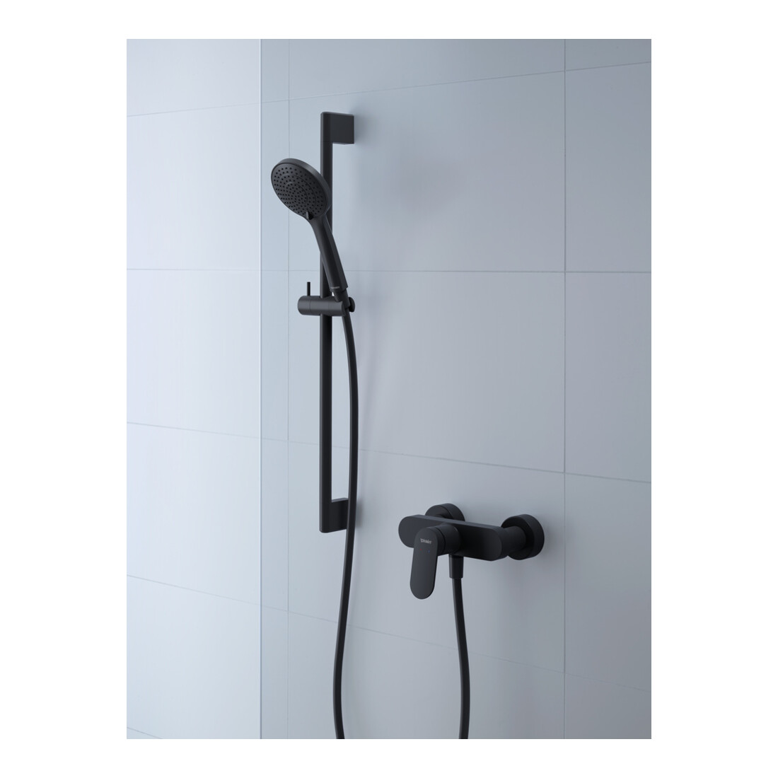 Duravit Mitigeur monocommande douche Wave AP, noir mat