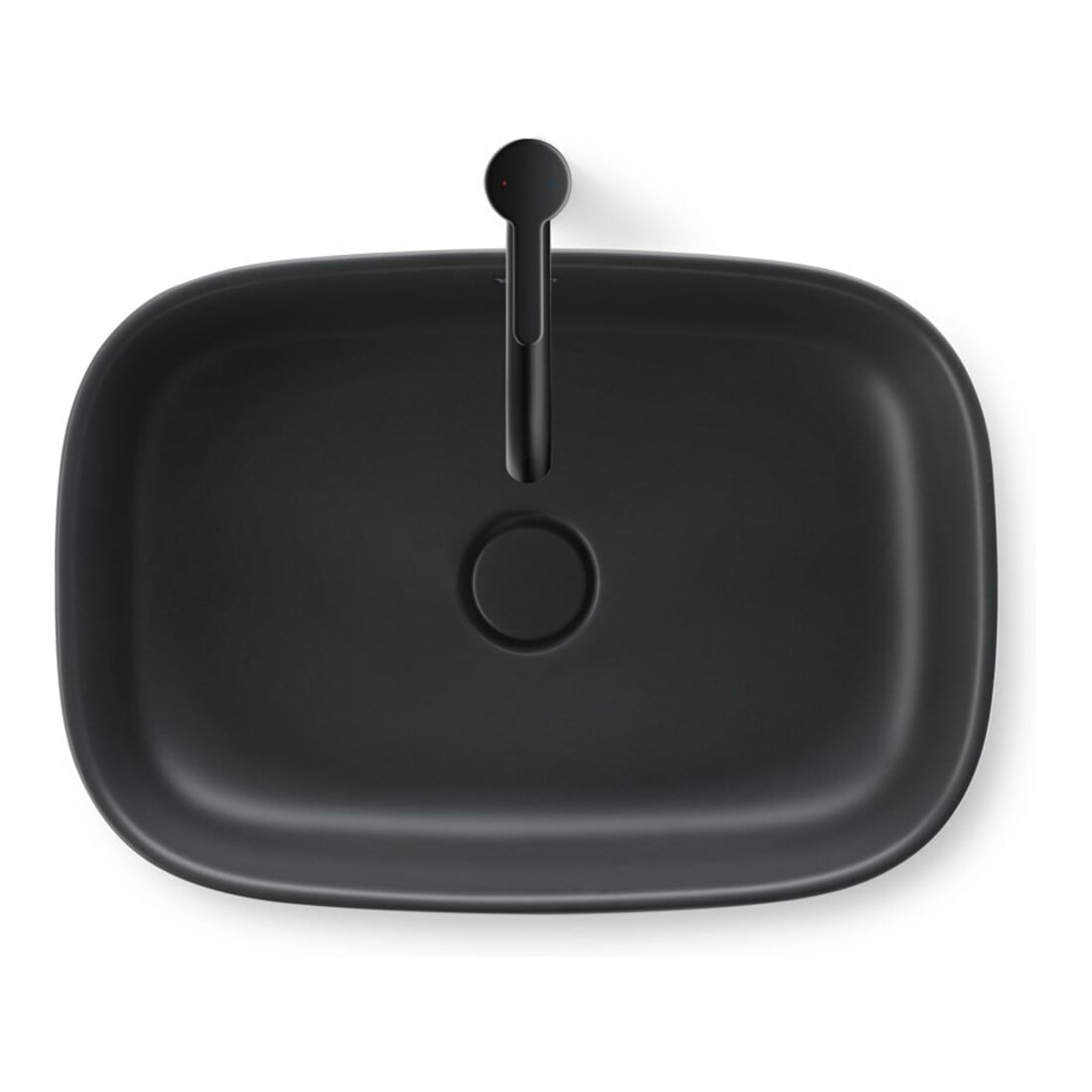 Duravit Mitigeur monocommande L C.1 bec 136 mm, avec vidage à tirette, noir mat