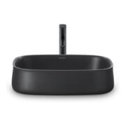 Duravit Mitigeur monocommande L C.1 bec 136 mm, avec vidage à tirette, noir mat-4
