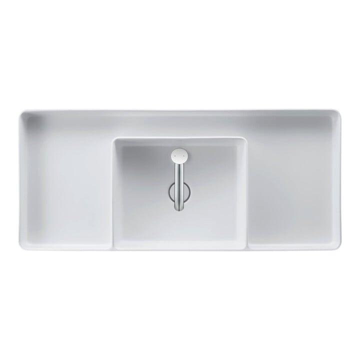 Duravit Mitigeur monocommande lavabo L White Tulip sans vidage, bec 140 mm, chrome