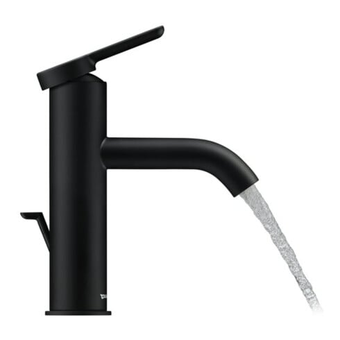 Duravit Mitigeur monocommande lavabo M C.1, bec 113 mm, vidage à tirette, noir mat
