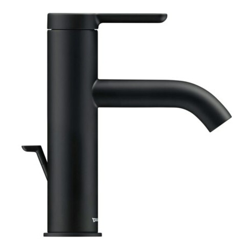 Duravit Mitigeur monocommande lavabo M C.1, bec 113 mm, vidage à tirette, noir mat