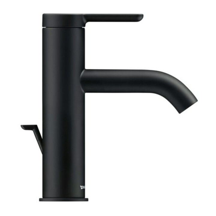 Duravit Mitigeur monocommande lavabo M C.1, bec 113 mm, vidage à tirette, noir mat